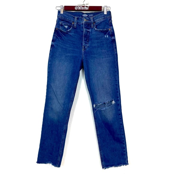 Old Navy Jeans Old Navy Womens Extra High Rise Sky Hi Straight
